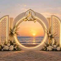 طراحی و ساخت دکور عروسی و حنابندون