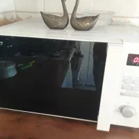 ۲ عدد مایکروفر فقط نون باهاش گرم شده