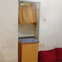 آینه ایستاده قدی جنس چوبی و فلز|آینه|بندرعباس, |دیوار