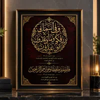 تابلو رزق و روزی