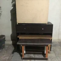 میز چرخ ژانومه وجلو چرخی وصندلی