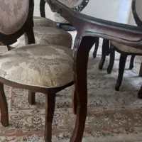 میز غذا خوری چوبی سالم|میز و صندلی غذاخوری|خسروشاه, |دیوار