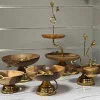 گلدان برنجی هندی میناکاری|صنایع دستی و سایر لوازم تزئینی|تهران, شوش (باغ آذری)|دیوار