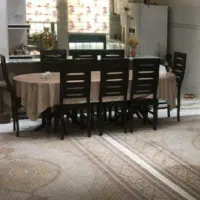 نهار خوری هشت نفره چوبی کار تهران