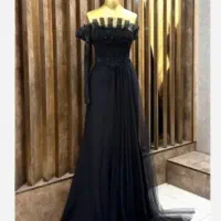 لباس مجلسی مشکی سایز ۴۰ ۴۲