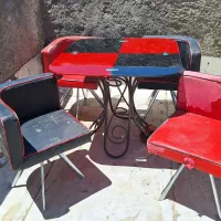 میز وصندلی  چرخشی