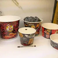 باکس،جعبه،کاسه، سطل سوخاری و سیب زمینی