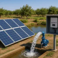 سیستم خورشیدی برق شناور ۷.۵اسب/پنل خورشیدی3فاز