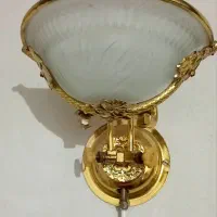 چراغ روشنایی گازی دیواری دو شعله مدل حبابی|لوستر و چراغ آویز|ایذه, |دیوار