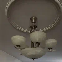 لوستر ۵شاخه کروم