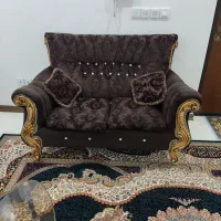 مبلمان 6 نفره به سه عدد عسلی خوشگل