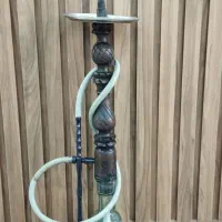 قلیان چوبی وبرنجی