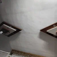 جفت لوستر لوزی mdf لوکس