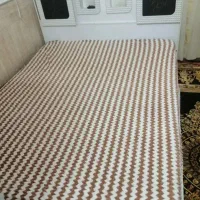 تخت دونفره سالم با تشک فنری