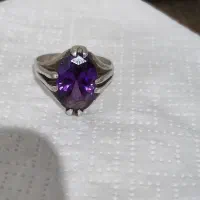 انگشتر تمام نقره ۹۲۵دست ساز استاد مهدی کهنه