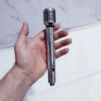 میکروفون استیل قدیمی سیم دار باتری خور|صوتی و تصویری|نسیمشهر, |دیوار