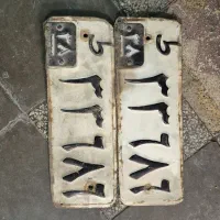 پلاک خودرو قدیمی عتیقه کلکسیونی