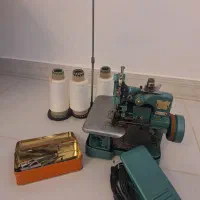 سردوز سه نخ وچرخ خیاطی برقی