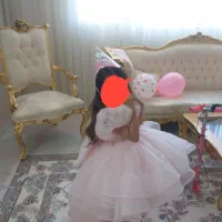 لباس عروس بچگانه مزون دوزی کاملا نو