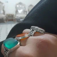 سه عدد انگشتر نقره مردانه|جواهرات|باقرشهر, |دیوار