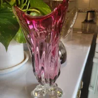 گلدان قدیمی کریستال اصل|کلکسیون اشیاء عتیقه|کرج, شهرک بنفشه|دیوار