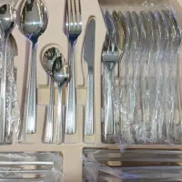 سرویس ۳۰ نفره قاشق چنگال استیل کرون آلمان