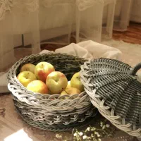انواع سبد دستباف|صنایع دستی و سایر لوازم تزئینی|اردکان, |دیوار