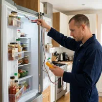 عیبیابی رایگان و تعمیر یخچال ، قطعه اصل ارسال سریع