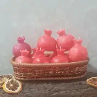 شمع انار (یلدا)|صنایع دستی و سایر لوازم تزئینی|رفسنجان, |دیوار