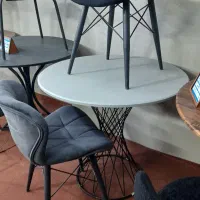 صندلی‌ویرامخمل وچرم|میز و صندلی غذاخوری|حمیدیا, |دیوار