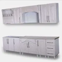کابینت آشپزخانه/ممبران 3.3/6متری روکش وکیوم 58OPO|مصالح و تجهیزات ساختمان|همدان, |دیوار