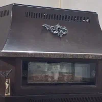 بخاری گازی طرح شومینه سالم