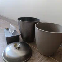 سطل اشغال و جا دستمال