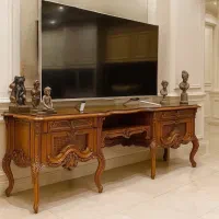 انواع میز تلویزیون جدید چوب راش