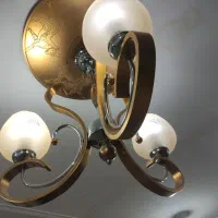 لوستر کاملا سالم در حد نو|لوستر و چراغ آویز|دورود, |دیوار