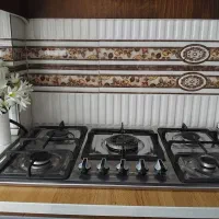 اجاق گاز ۵ شعله استیل
