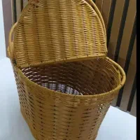 سبدهای دست بافت حصیری ب صورت عمده وتک