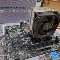 مادر برد به همراه سی پی یو و فن|قطعات و لوازم جانبی رایانه|شهریار, شهرک شاهد|دیوار