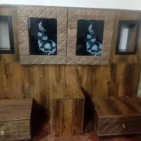 تخت و پاتختی و میز آرایشی نو