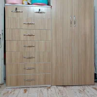 جای لباس ۷کشو تمیز و در حد نو با جای پتو بالشت|جاکفشی، کمد، دراور|جوانرود, |دیوار