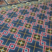 گلیم خشک|گلیم، جاجیم، گبه|خرمآباد, |دیوار