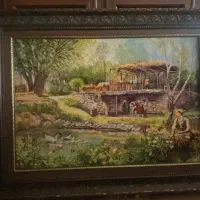 تعدادی تابلوفرش به انضمام یک عددساعت