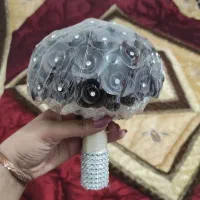 دسته گل حنایی|صنایع دستی و سایر لوازم تزئینی|شیراز, شهرک کوشکک|دیوار