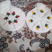 دو عدد لیف همراه ۴ عدد مرغ تزینی