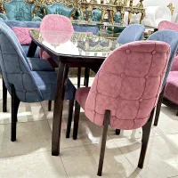 نهار خوری غذا خوری شش نفره چستر چوب راش