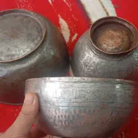 کاسه قاجاری،کاسه مسی قلم|کلکسیون اشیاء عتیقه|قرچک, شهرک طلائیه|دیوار