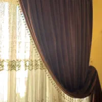پرده با والان مخمل|پرده، رانر، رومیزی|تهران, شهرک غرب|دیوار