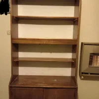کتابخانه چوبی|کتابخانه، شلف، قفسه‌های دیواری|شیراز, پانصد دستگاه ارتش|دیوار