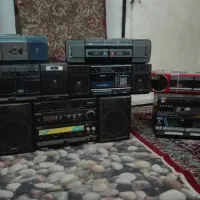 رادیو ضبط انتیک فابریک سالم ژاپنی|سیستم صوتی خانگی|شیراز, دشت چنار|دیوار