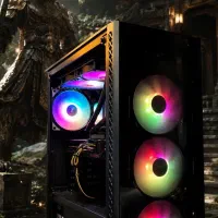 کیس فول گیمینگ 6700xt 12gb و 12400F